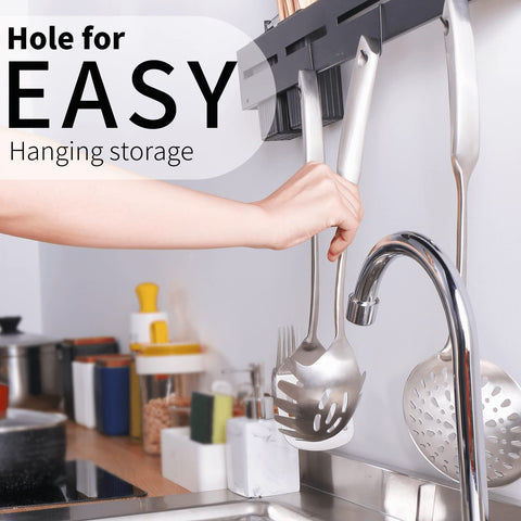 Newness Spaghetti Server's smooth surface helps prevent residue buildup and easier cleaning.