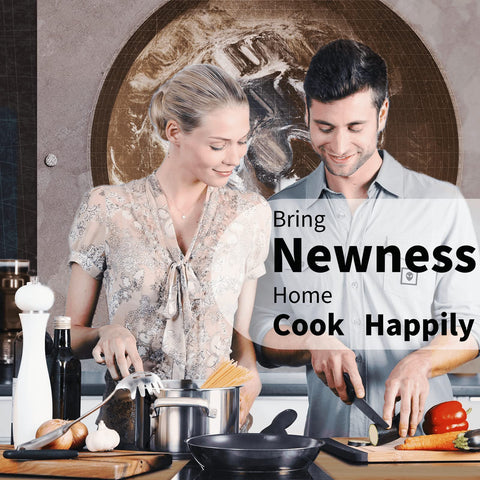 Newness Spaghetti Server provides refined tooth spacing for steady pasta pickup.