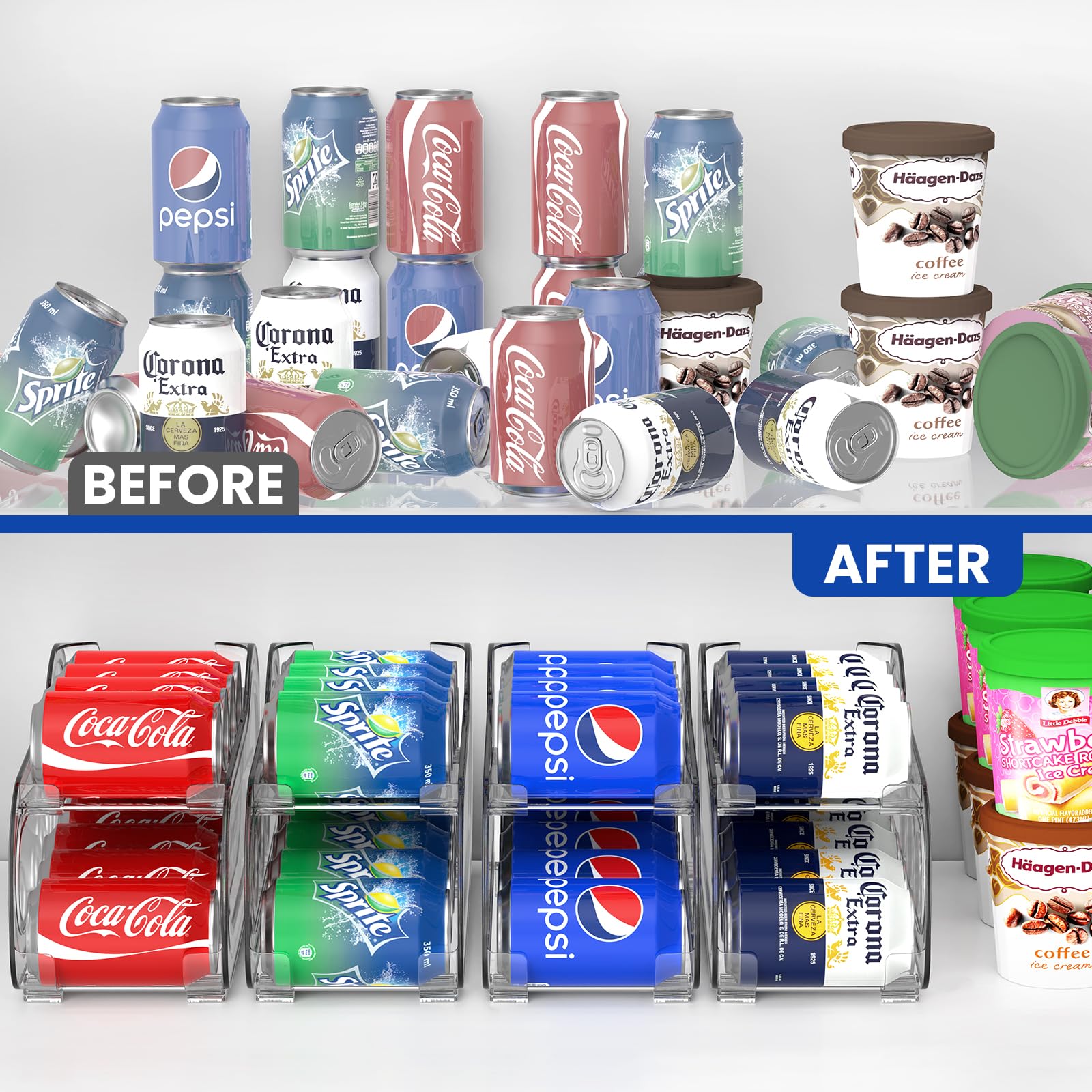 NEWNUBI double layer capacity stores multiple drinks for family use
