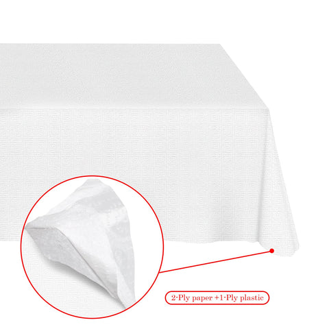 NEWOOK large 54 x 108 inch rectangle tablecloth fits most tables