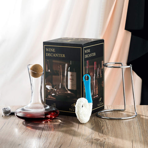 NEW PACIFIC YOUYAH decanter brush for easy cleaning after service.