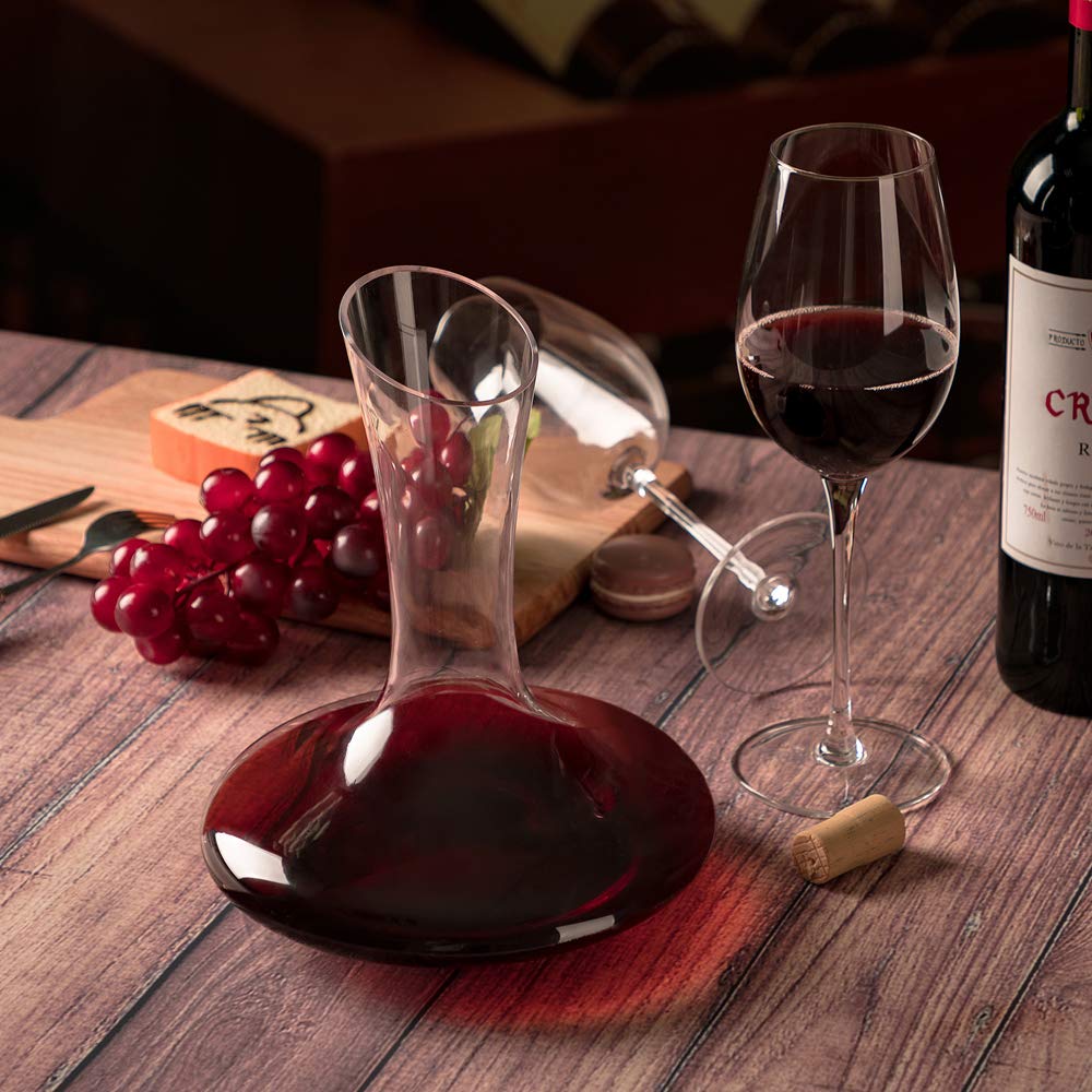 NEW PACIFIC YOUYAH decanter stopper preserves wine aroma between pours.