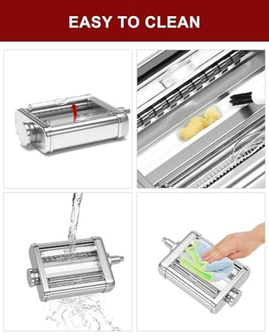 NEWSETS 3IN1 attachment on countertop ready to roll dough