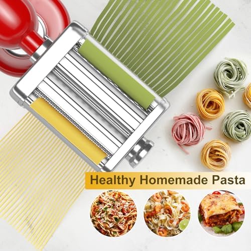 NEWSETS sheet roller creates uniform dough sheets for lasagna or pasta