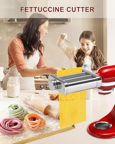 NEWSETS stainless steel gears ensure smooth, quiet pasta making