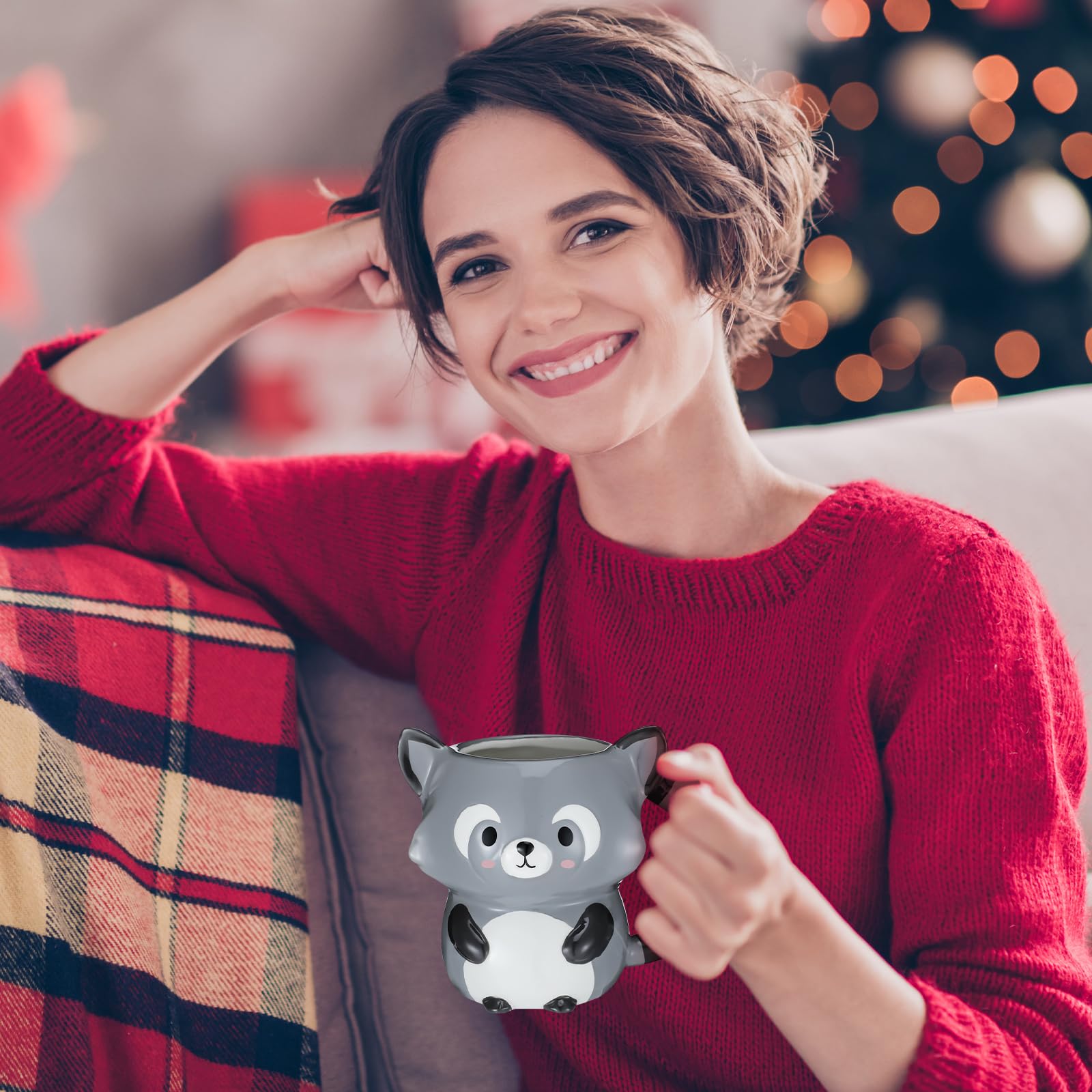 Newtay raccoon keychain is durable and rust-proof for everyday use.