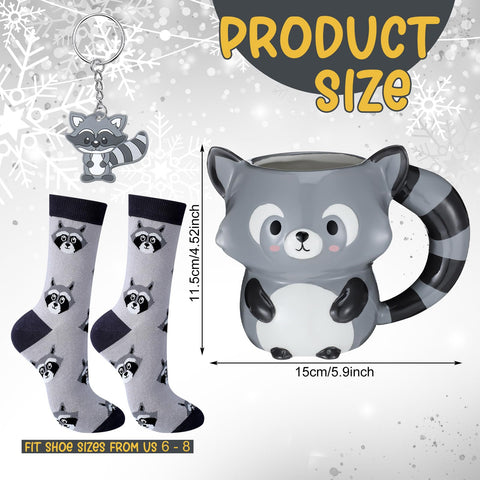 Newtay raccoon socks offer soft comfort for cozy mornings at home.
