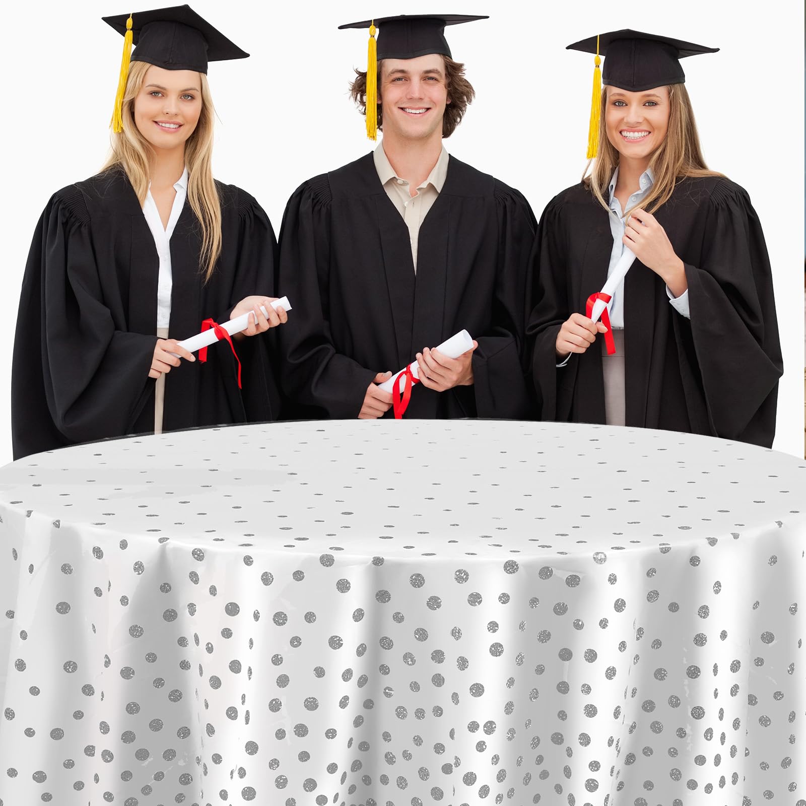 Newwiee outdoor party tablecover withstands spills while brightening gatherings.