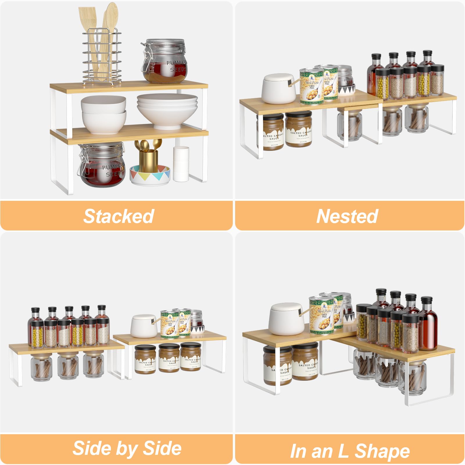NEX multipurpose storage for kitchen, bathroom, or bedroom.