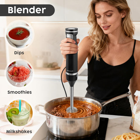 NexaEase 12-speed control with turbo boost for precise mixing.