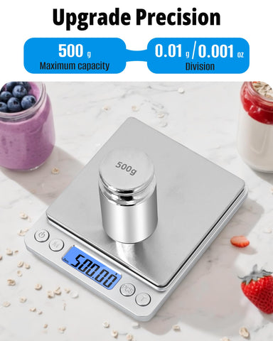NEXT-SHINE Gram Scale supports nine measurement units for versatility