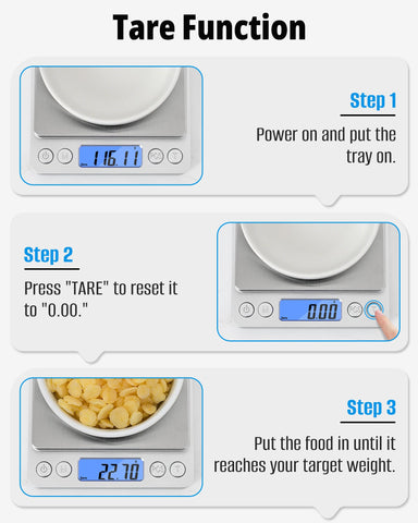 NEXT-SHINE Gram Scale delivers 0.01 g precision for small items