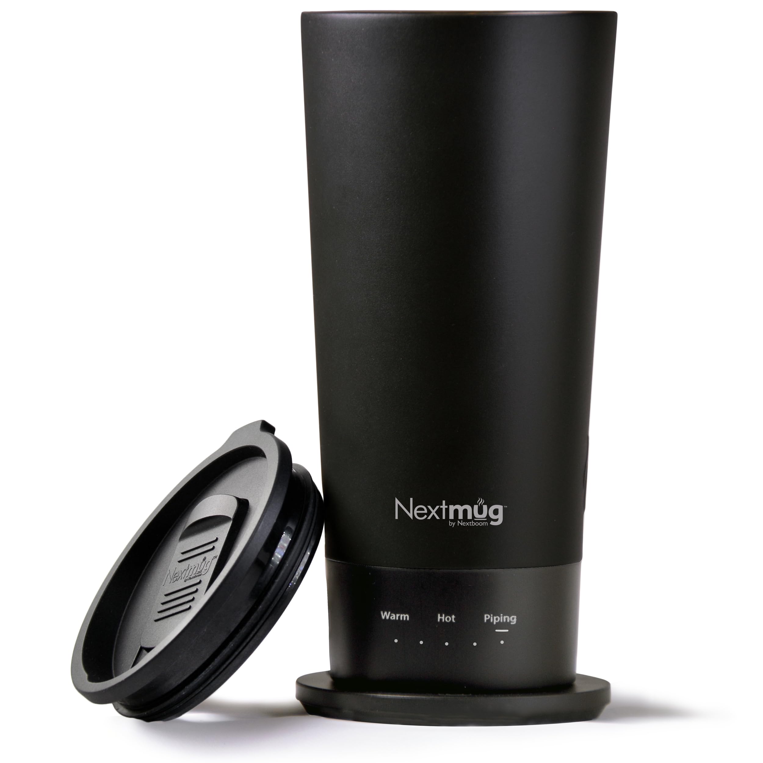 Nextmug Go temperature settings display for precise sipping on the go.