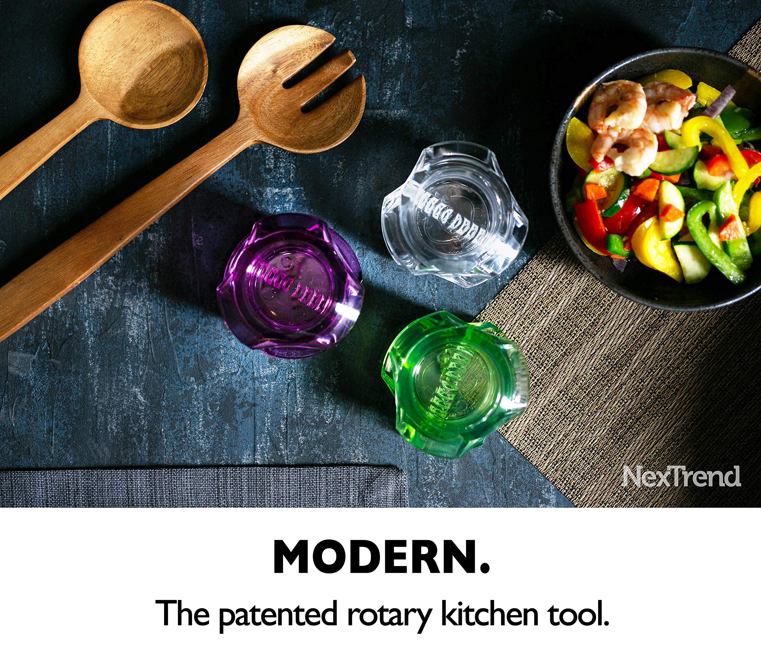 NexTrend Garlic Twister 4th Gen also functions as a compact nut grinder