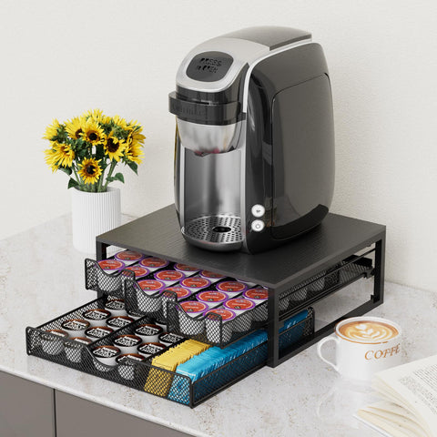 NEYCIL drawer extended to show easy access to flavors