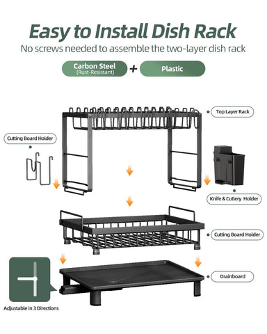 Nfnoyp cutting-board holder keeps prep tools within reach.
