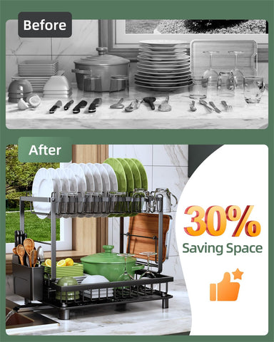 Nfnoyp rustproof carbon steel frame remains durable in busy kitchens.
