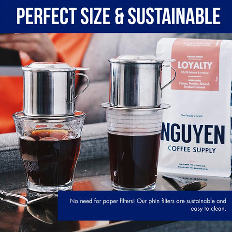 Nguyen Coffee Supply durable stainless steel phin supports repeated daily use.