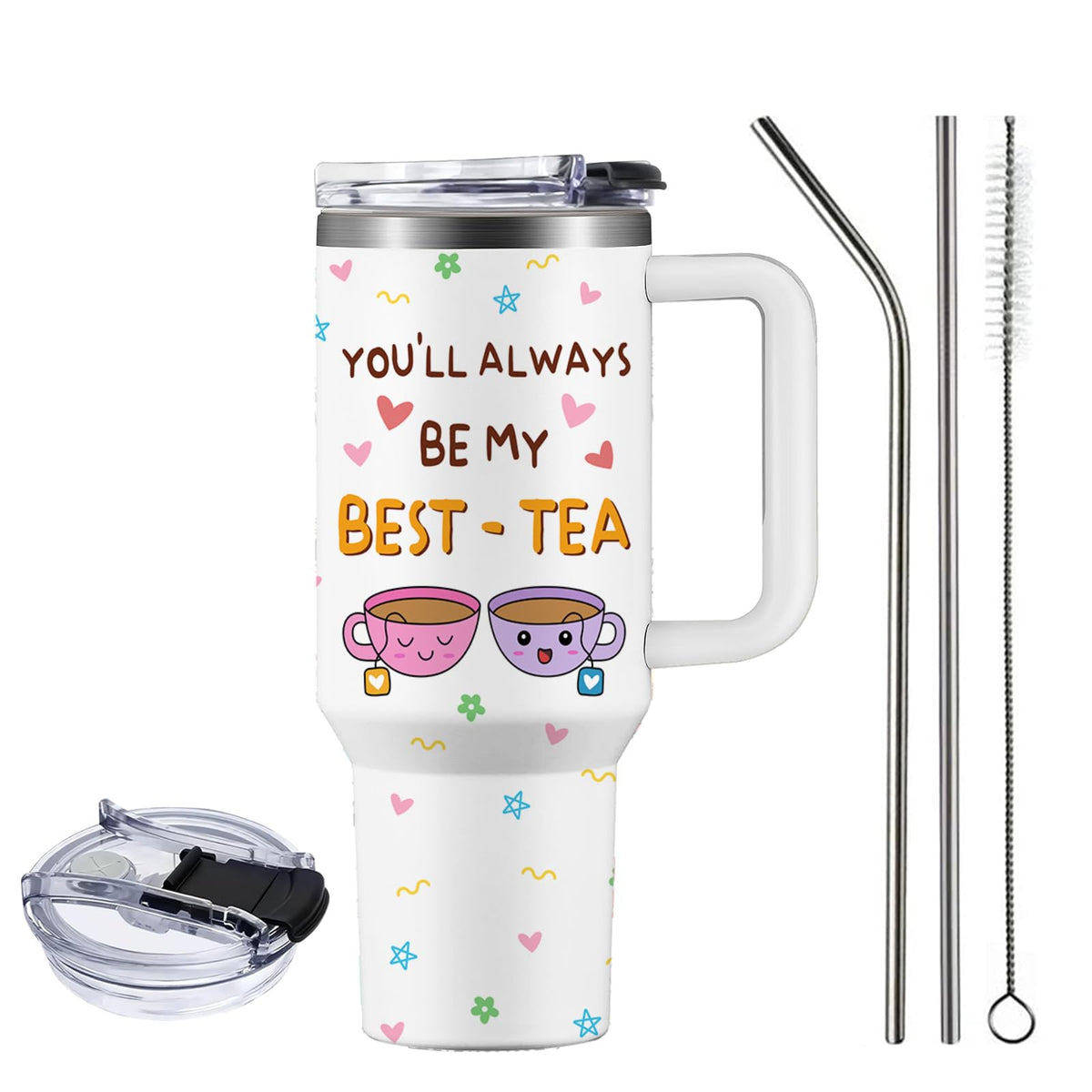 NIAXAUYT 40oz tumbler with lid and straw for on-the-go hydration