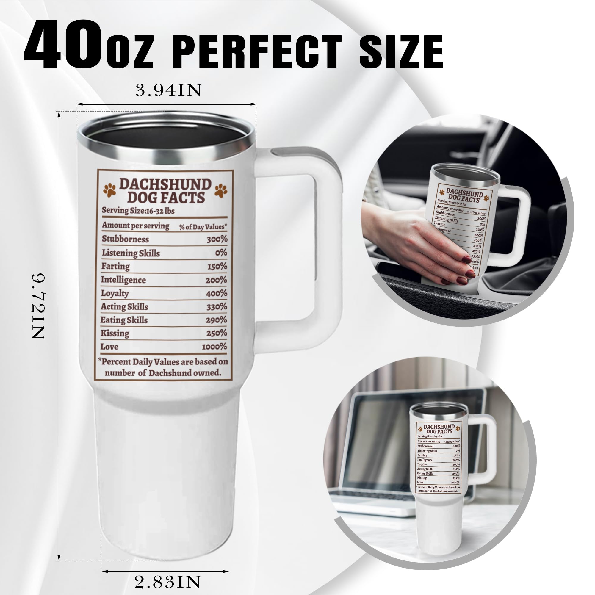 NIAXAUYT leak-proof lid helps prevent spills during travel.