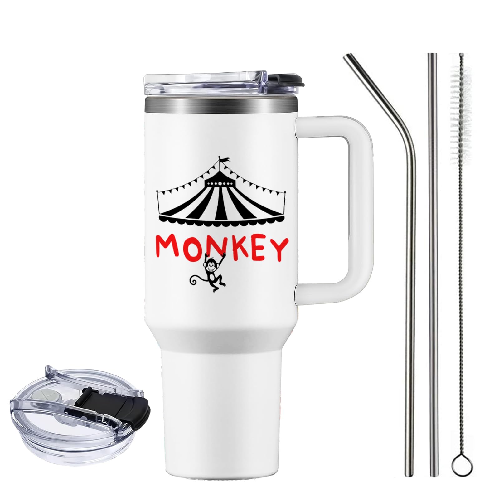 NIAXAUYT Stainless steel 40oz tumbler provides durable, rust-resistant daily use.