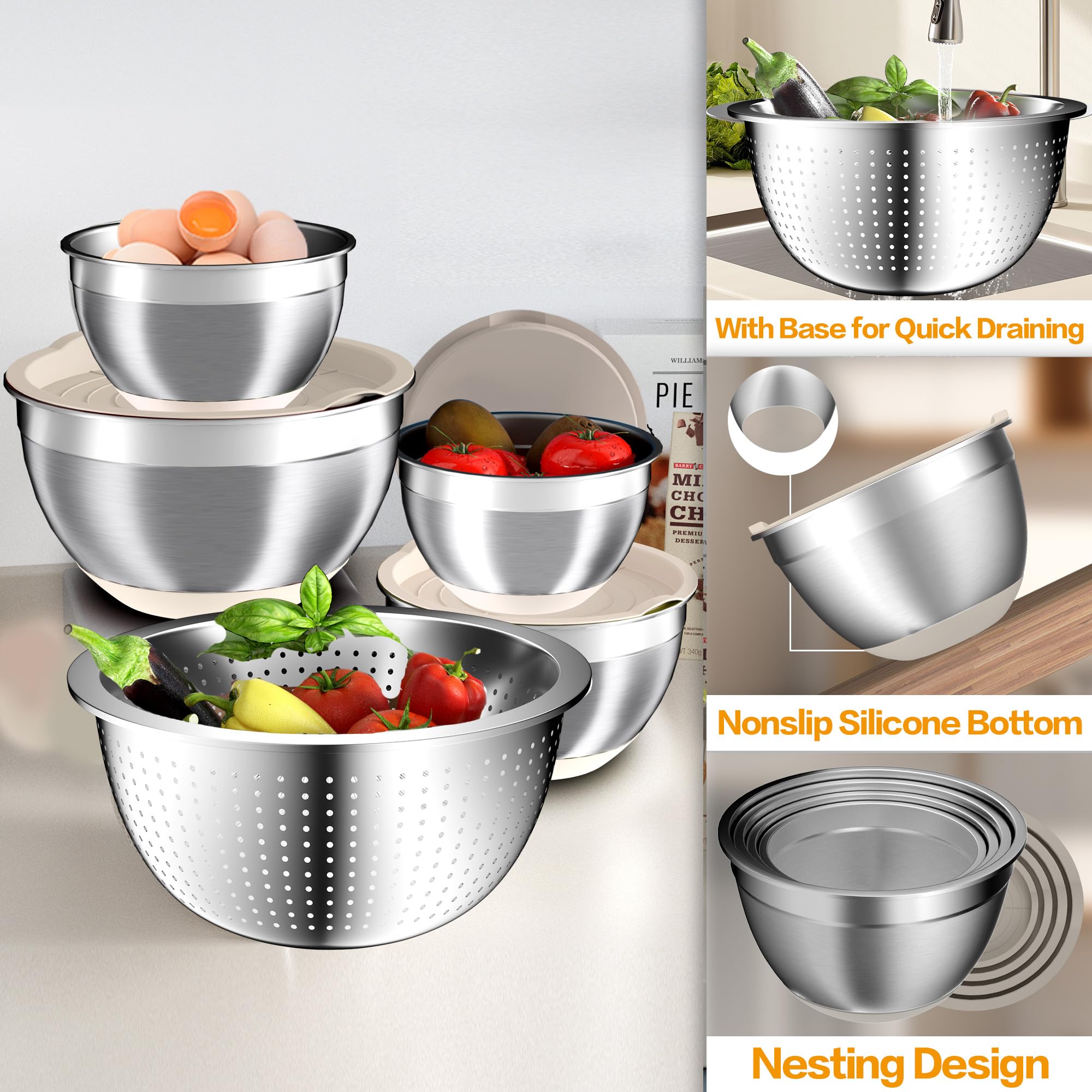 Nicdiet kitchen organization set helps streamline ingredients and tools.