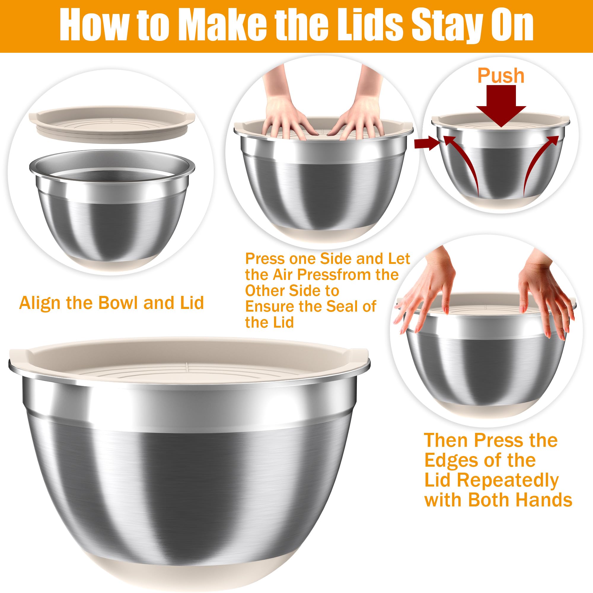 Nicdiet bowls with QT labels for easy measuring and serving.