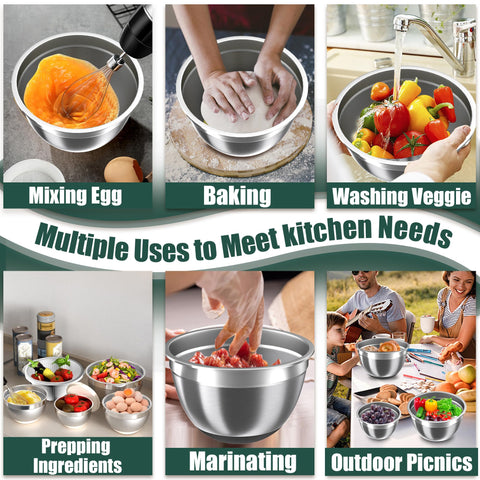 Nicdiet upgraded colander design integrates with bowls for easy draining.