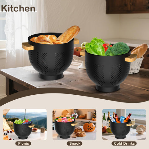 Nicdiet ventilated-mesh-holes promote airflow keeping ingredients fresh during washing.