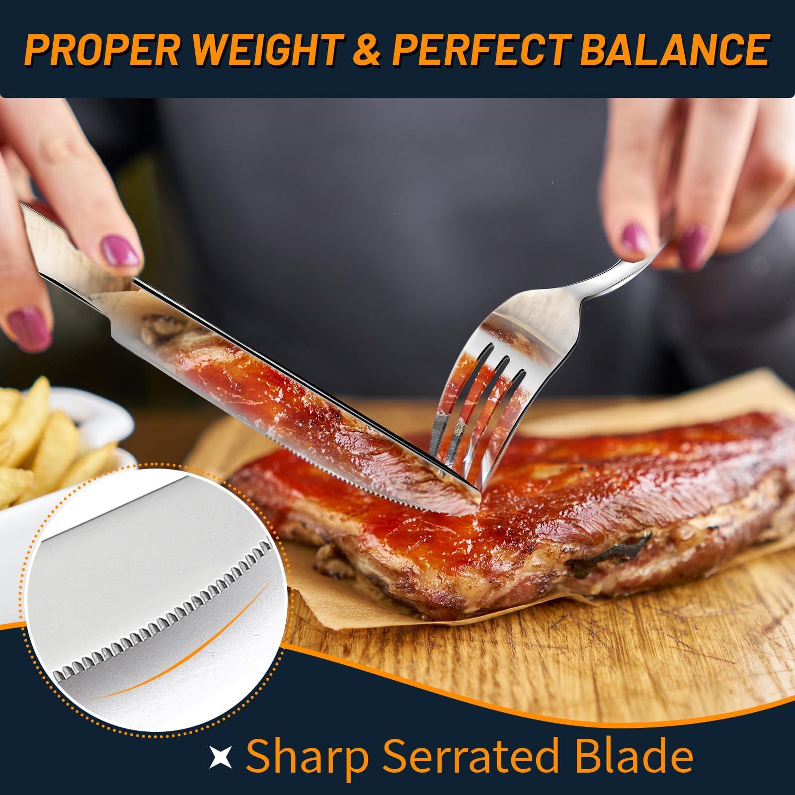 Smooth edges ensure safe contact with lips during meals.