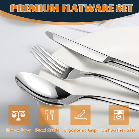 Nice Kitchen dining knives with a thick blade design for durability