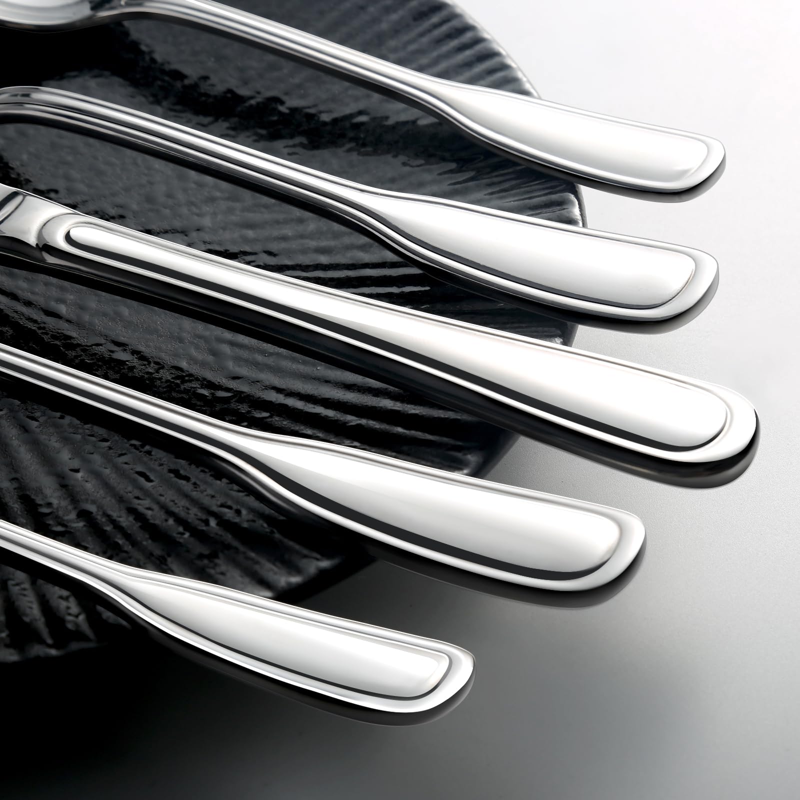 Nice Kitchen dinner forks for eight, comfortable, sturdy grip