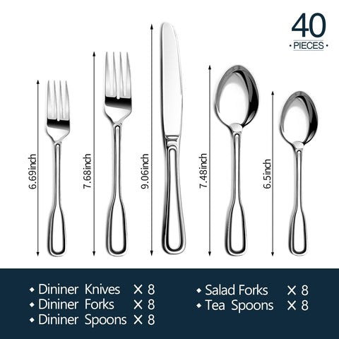 Nice Kitchen salad forks for eight, versatile for greens and starters