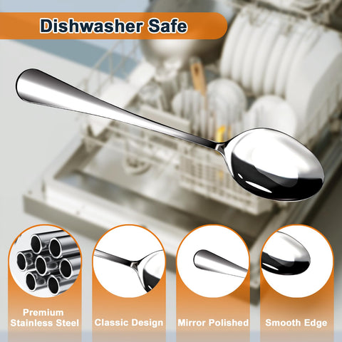 Nice Kitchen ergonomic arc-handle teaspoons aid comfortable stirring.