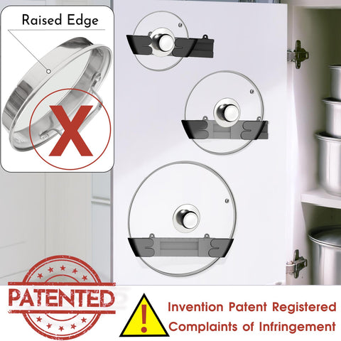 Nicejak adhesive lid holder offers strong grip for smooth surfaces and quick installation