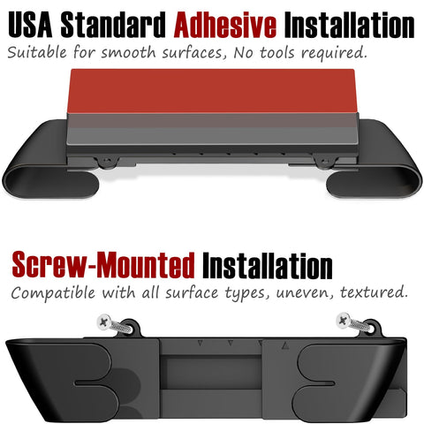 Nicejak screw-mount lid holder secures lids on any surface with reliable hardware