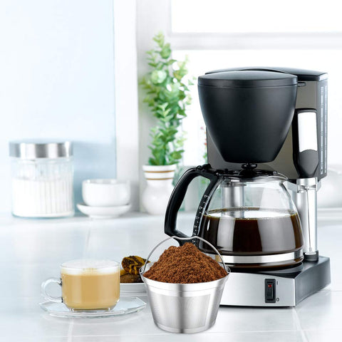 Nicelucky dishwasher-safe coffee filter, simple maintenance after every brew.