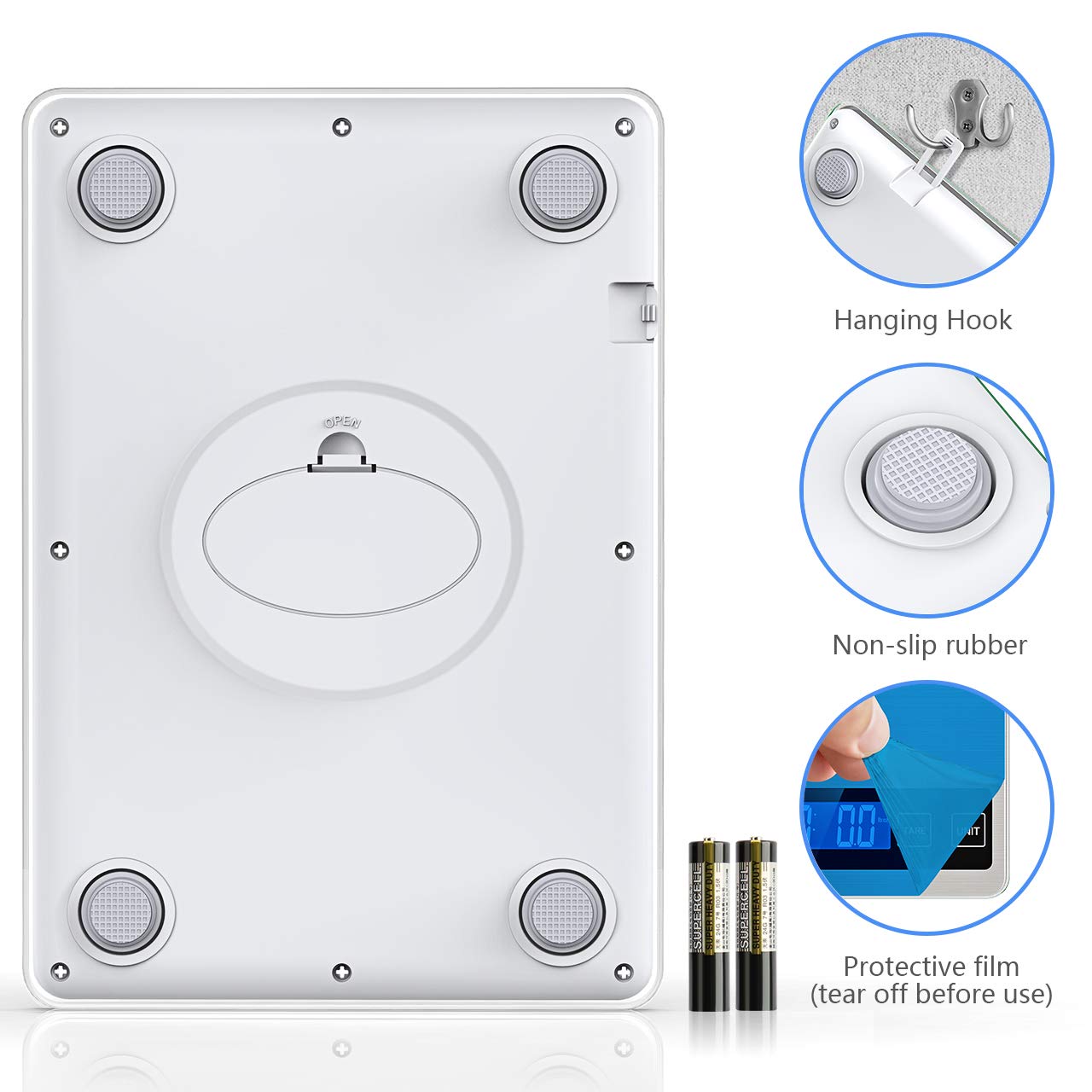 Nicewell blue protective film shields top from scratches