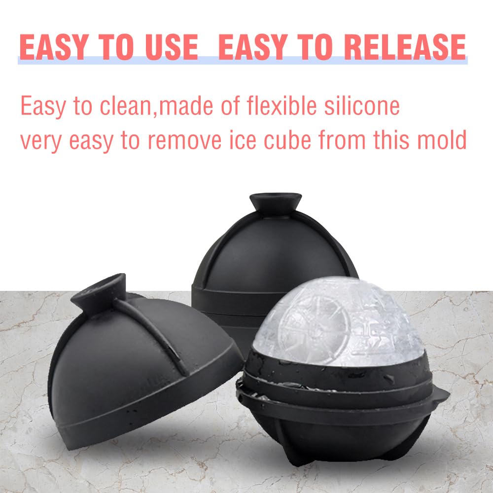 Nicity flexible silicone ice mold releases easily for quick beverage chilling.