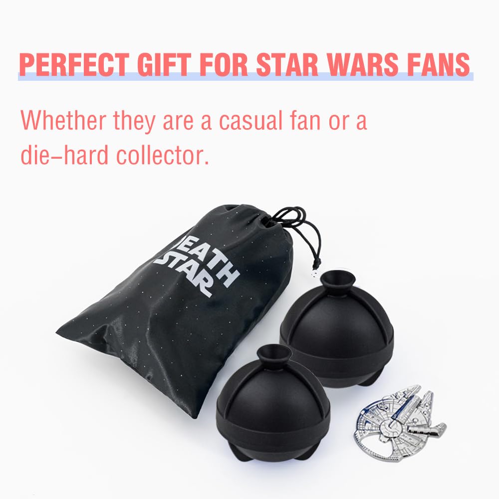 Nicity star wars gifts for adults set enhances parties with themed ice shapes.