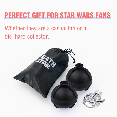 Nicity star wars gifts for adults set enhances parties with themed ice shapes.
