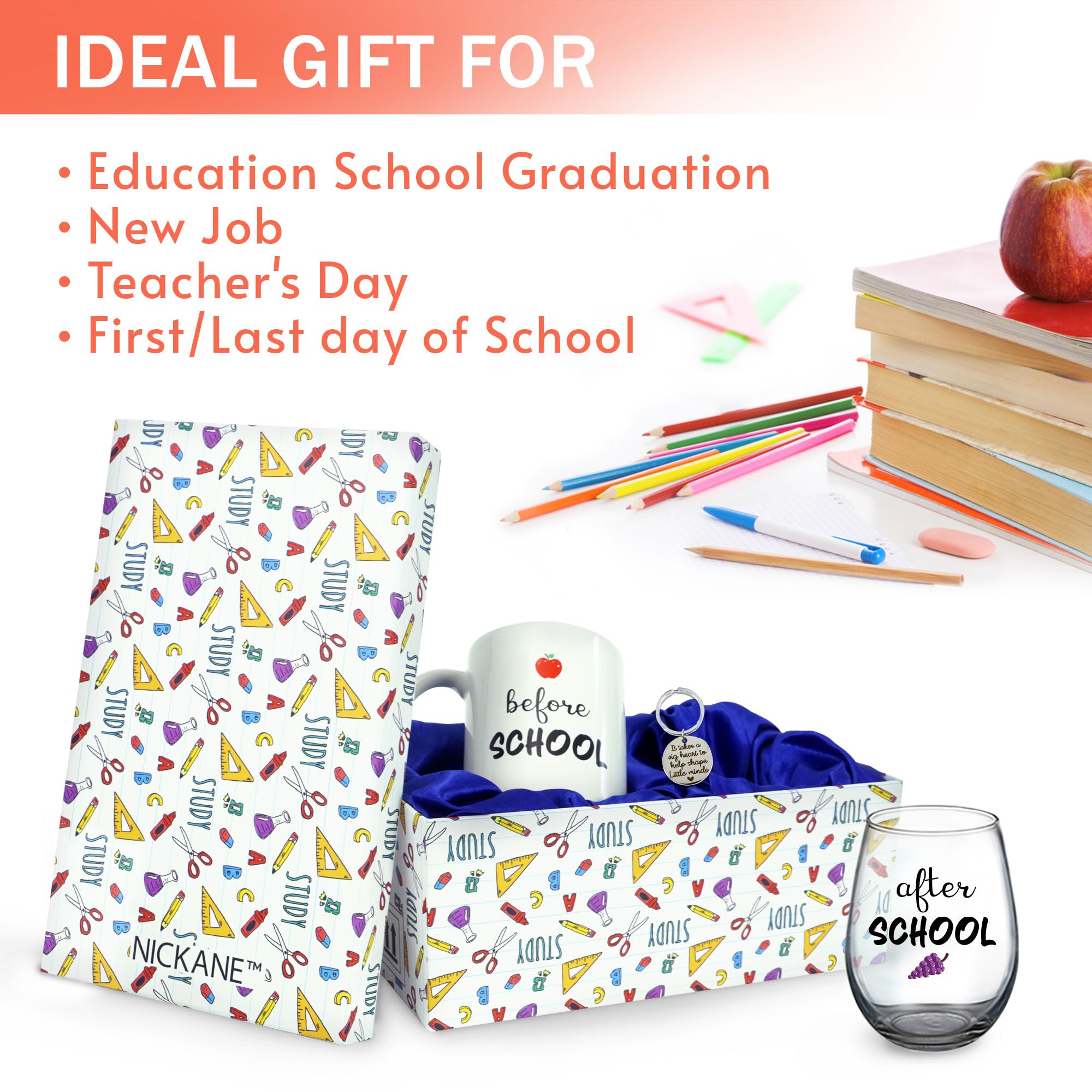 Nickane protective bubble packaging ensures safe delivery to teachers.