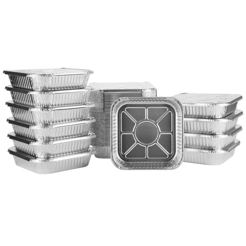 Nicole Home Collection disposable aluminum pan with lid for catering