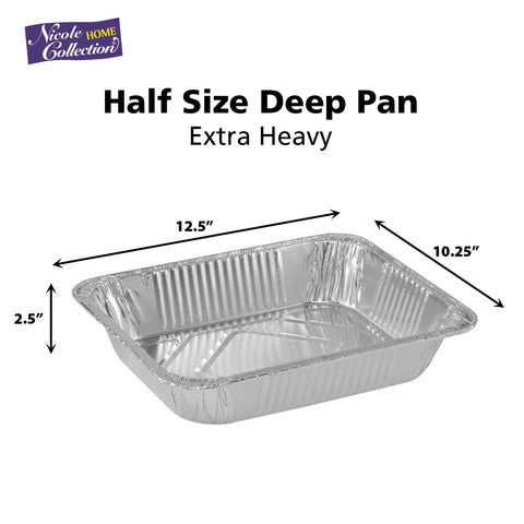 Nicole Home Collection reinforced-edge aluminum pan for durability