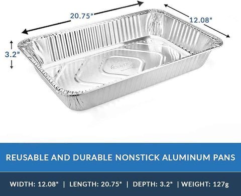 Nicole Home Collection extra-heavy-duty chafing trays for high-traffic buffets.