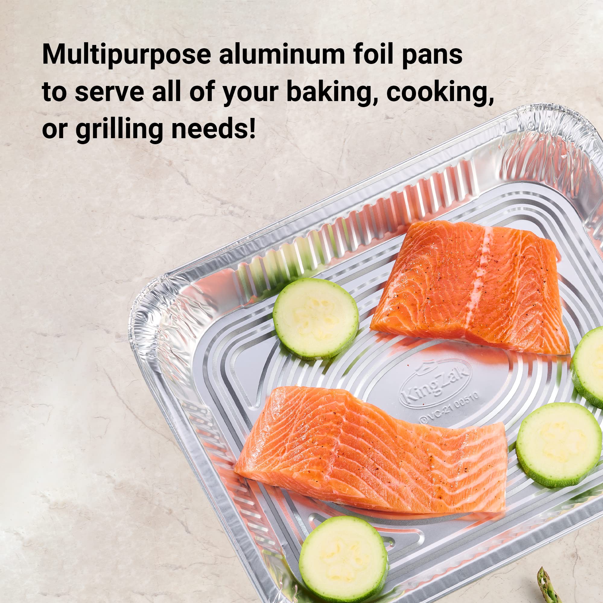 Nicole Home Collection rectangular foil bakeware for versatile recipes