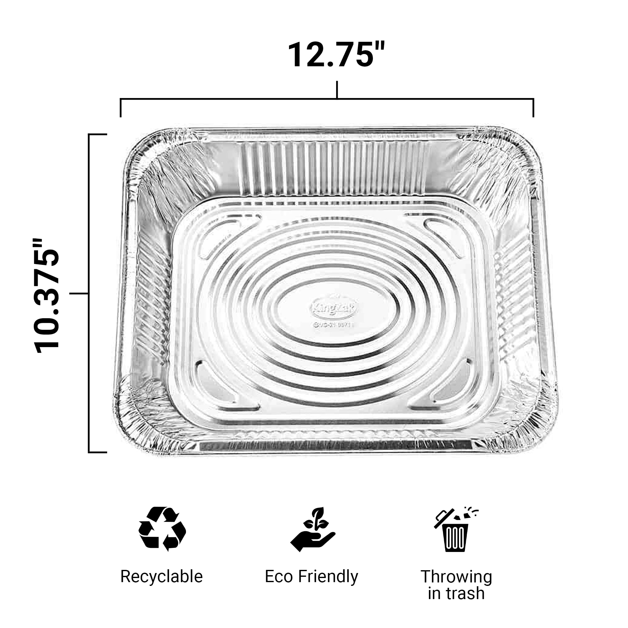 Nicole Home Collection heavy-duty disposable pans for reliable catering prep