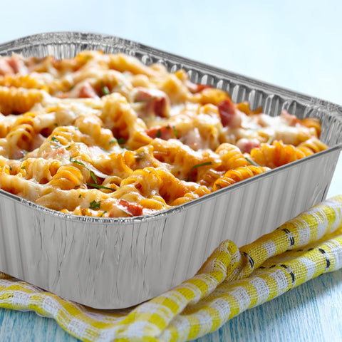 Nicole Home Collection recyclable aluminum pans for eco-friendly meal prep.