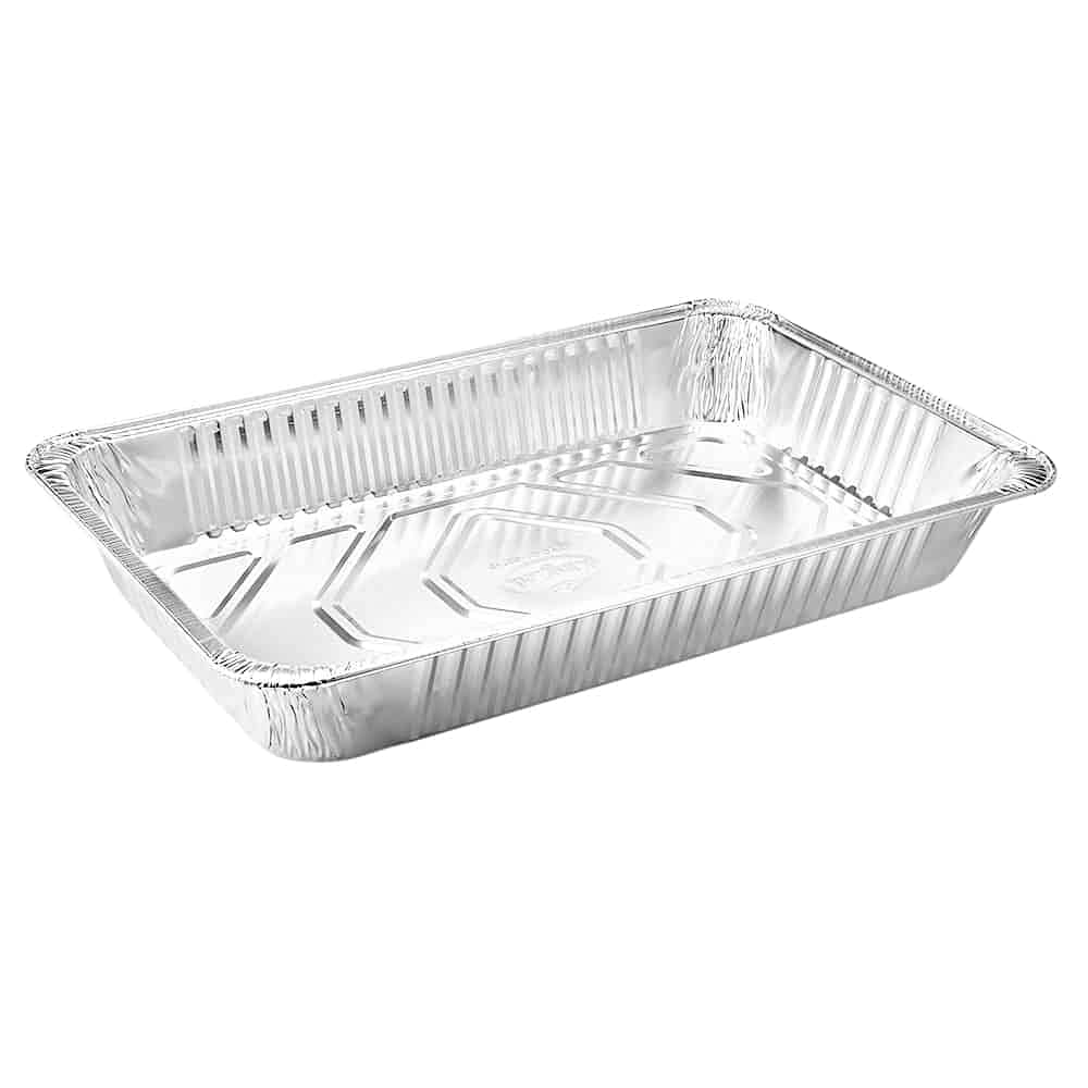 Nicole Home Collection recyclable foil pan eco-friendly disposal option.