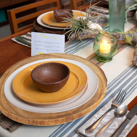 Nicunom rustic table centerpiece board adds natural warmth to gatherings.